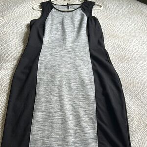 Athleta Black and Gray Sleeveless Dress - Size M